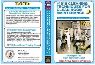 American Training Videos Clean Room Series 1018 Cleaning Techniques for Clean Room Maintenance